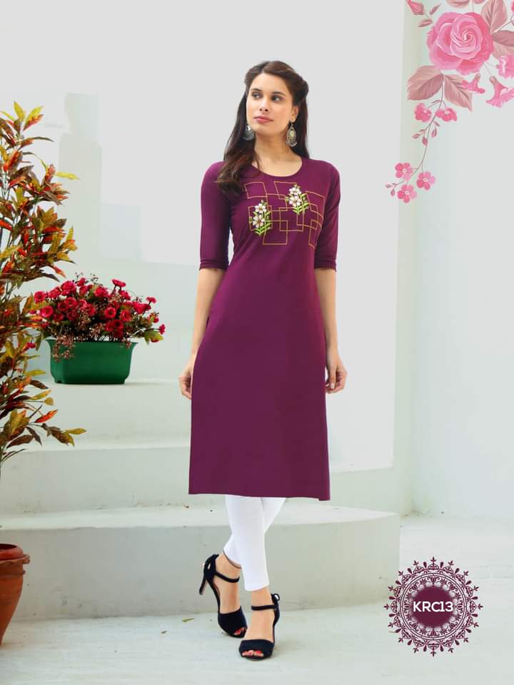 Kalpamart Online Shopping Nepal Round Neck Classical Embroidered